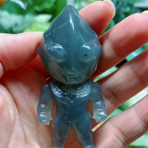 蛇纹石玉未镶嵌手把件