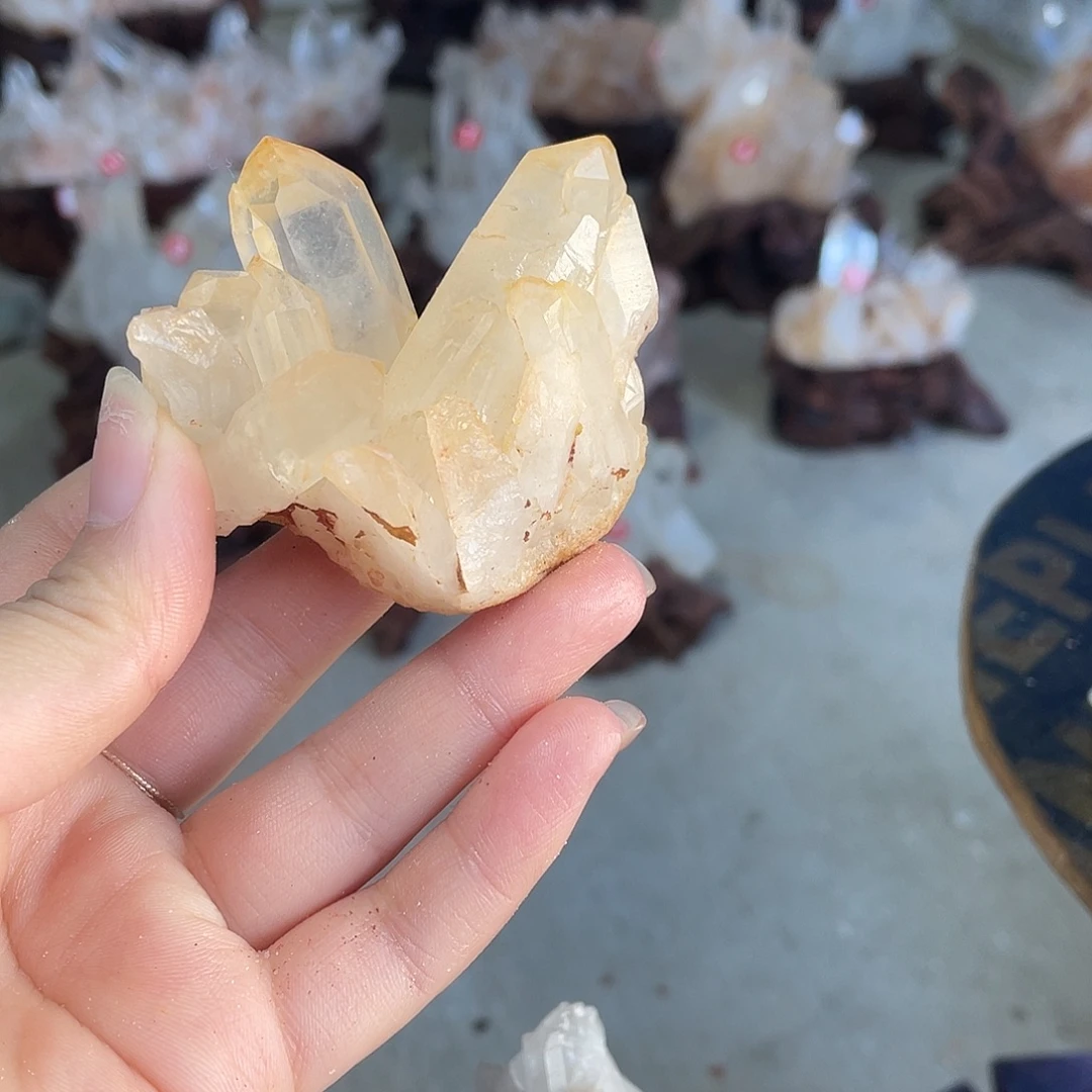 芝***粉银S925镶嵌水晶珠宝半成品