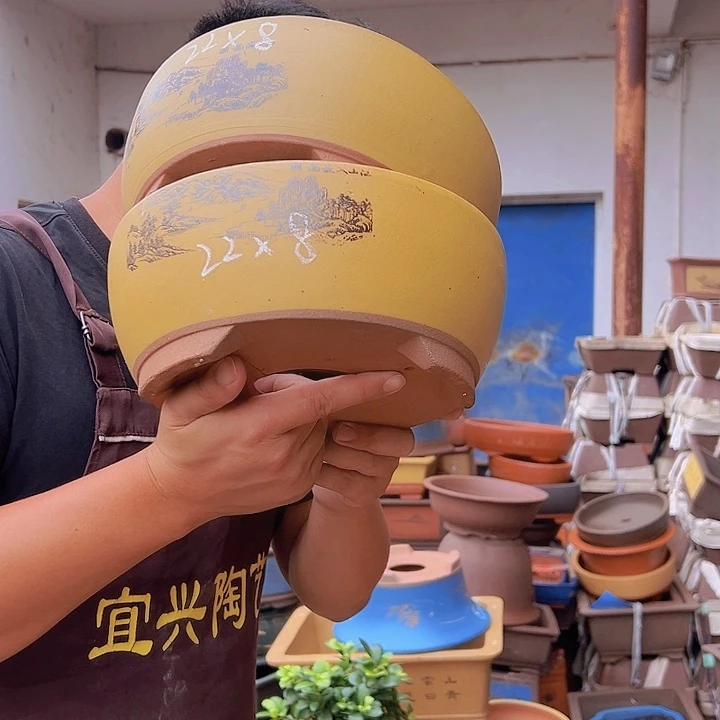 紫砂花盆紫砂花盆