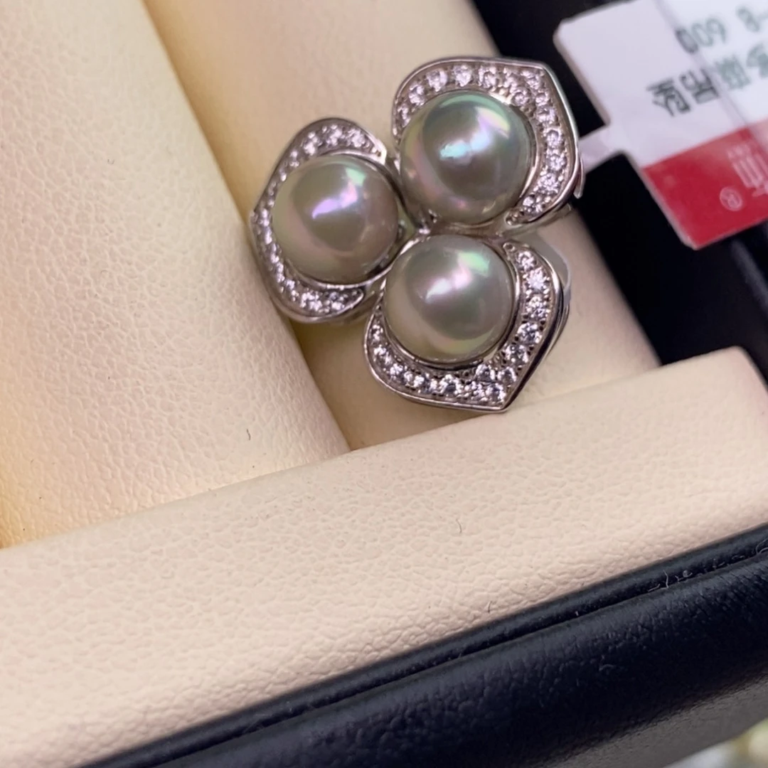 颈饰银S925镶嵌海水珍珠