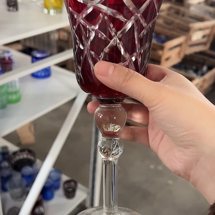 水晶玻璃手柄款微瑕一个