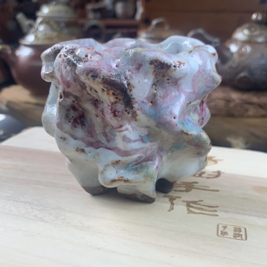杨树手作手捏树桩主人杯