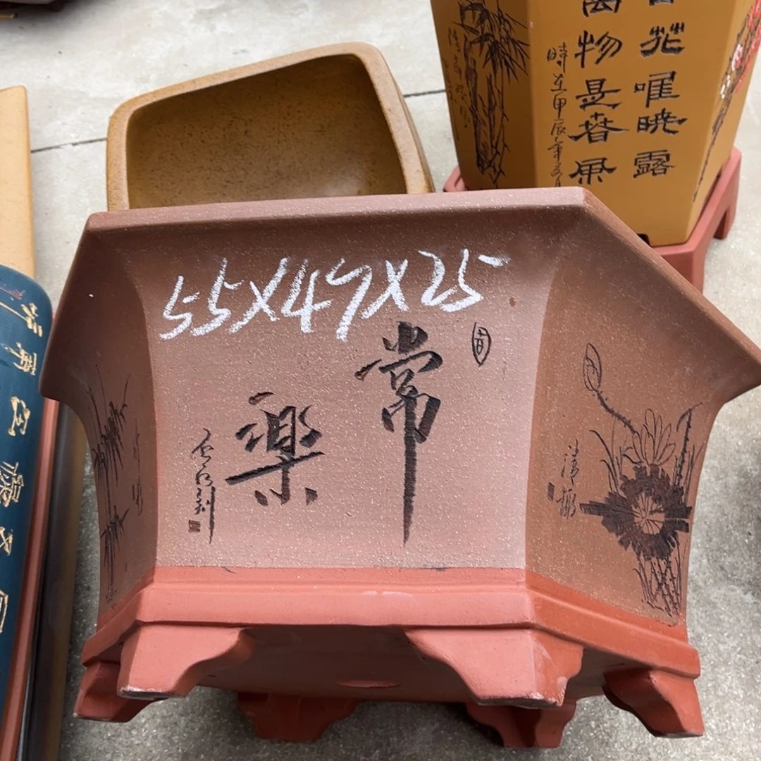 紫砂花盆盆景艺术