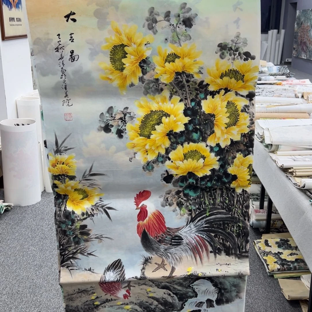 国画纯手绘字画宣纸