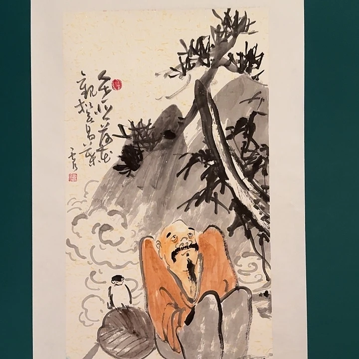 国画雷公老师画作