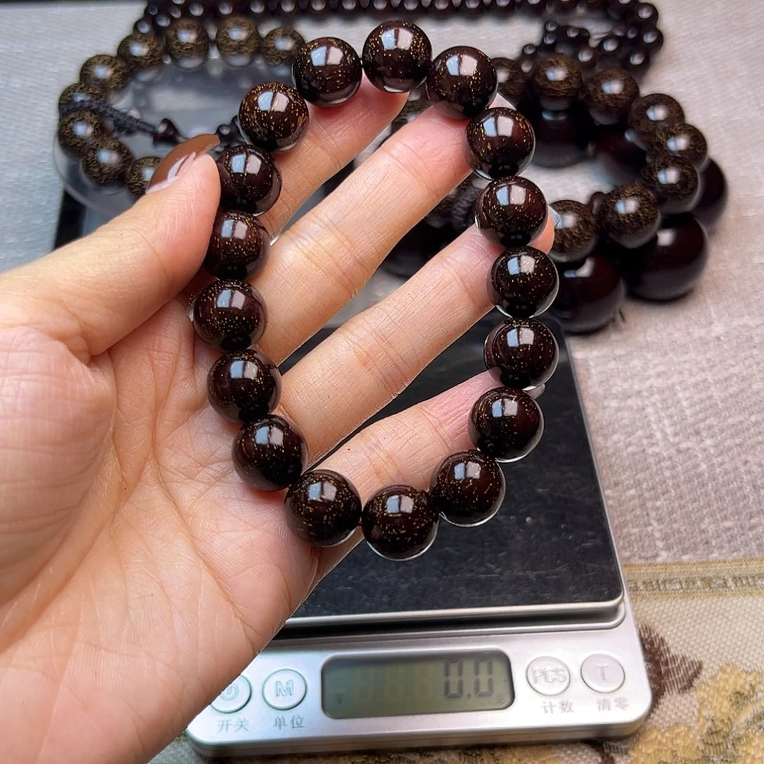 檀香紫檀（小叶紫檀）1.2 17颗满星