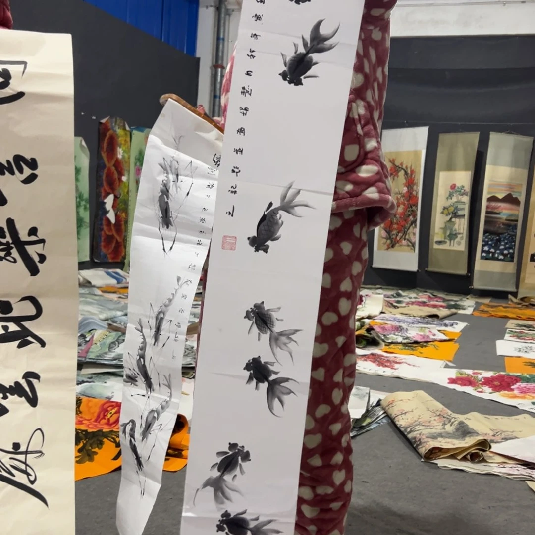 国画国画作品画心一张