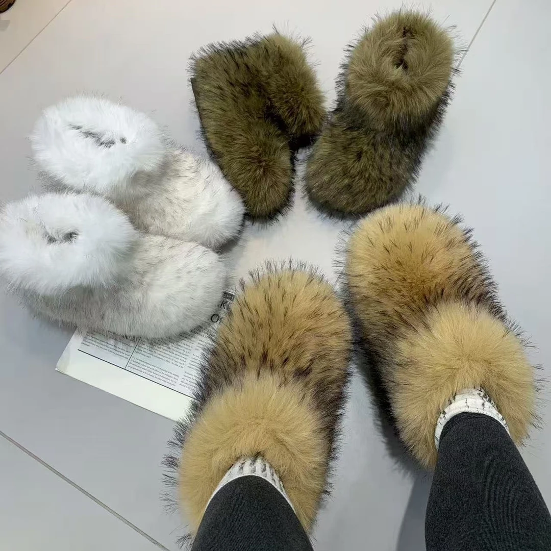 鑫悦秀911-18韩版厚底4公分小个子彩钻露思同款网红毛毛雪地靴