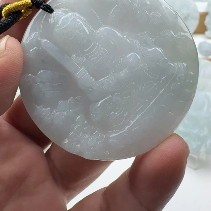翡翠未镶嵌颈饰天然缅甸A货翡翠