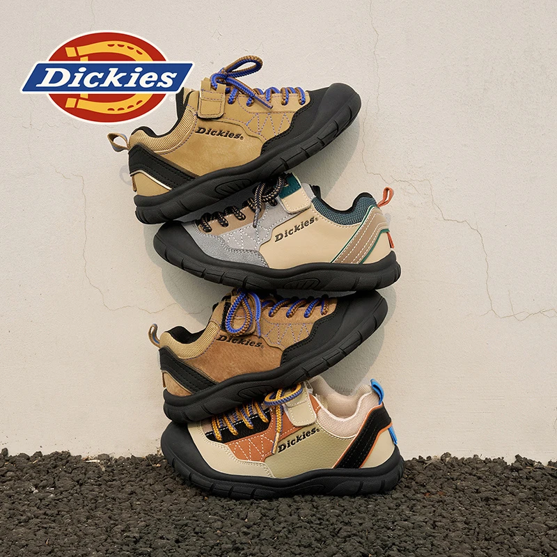 Dickies童鞋秋季运动鞋男女童潮流时尚防滑轻便防滑儿童板鞋