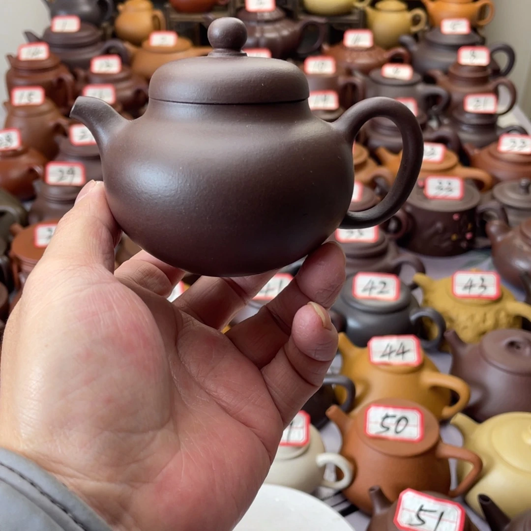 魔***吃紫砂茶壶微瑕半手工