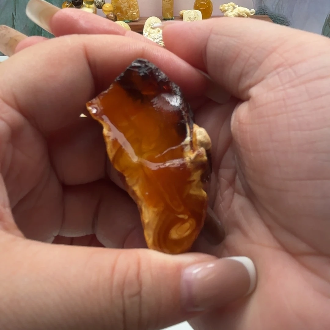 无***记未镶嵌定制琥珀蜜蜡