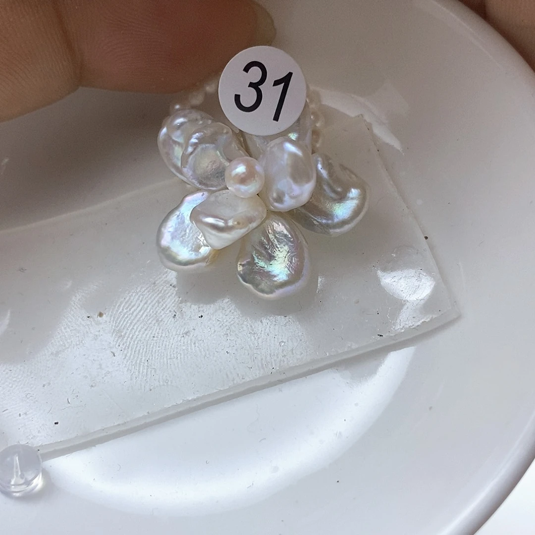 合金淡水珍珠戒指宸***