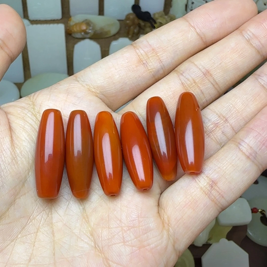 南红玛瑙未镶嵌挂件六选一