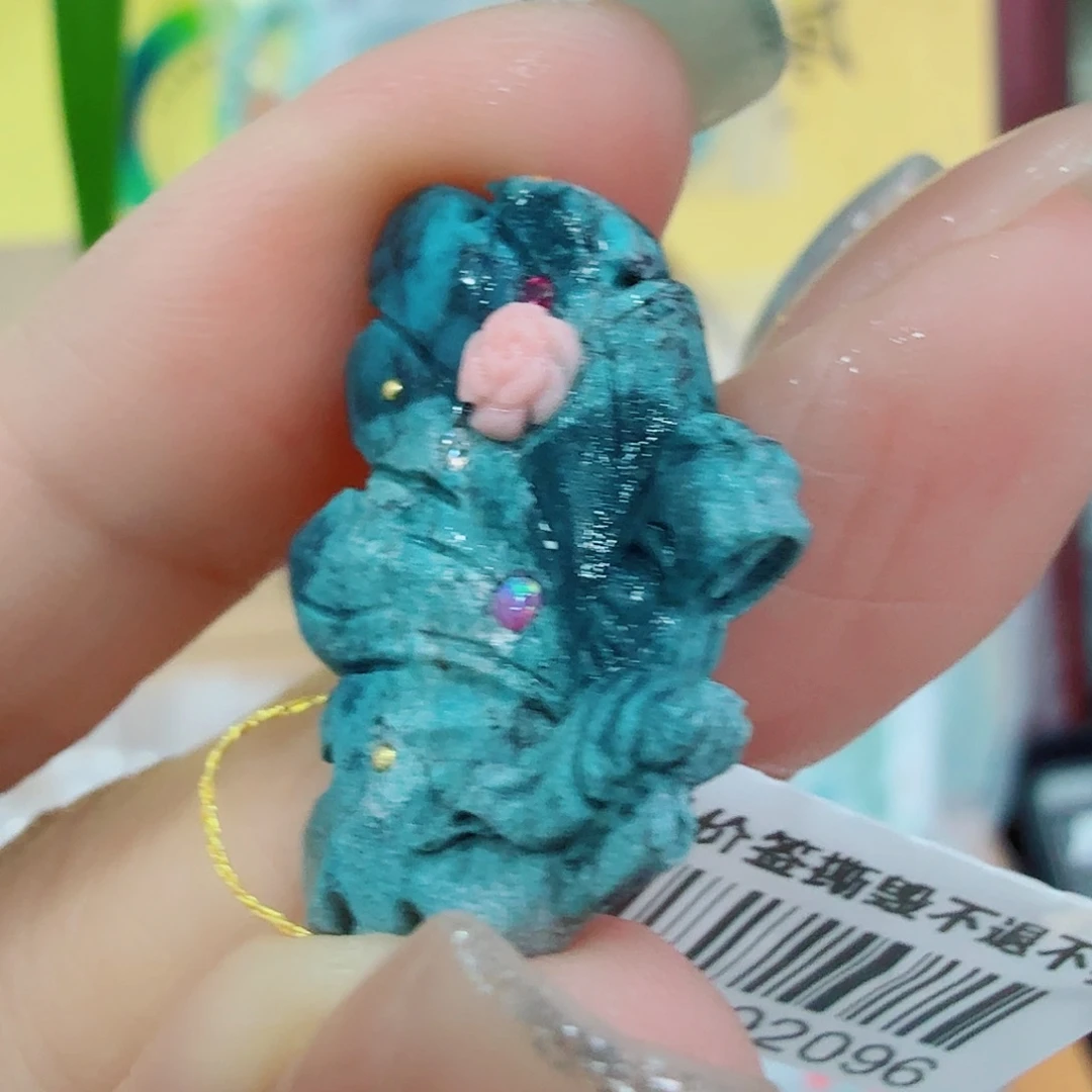 未镶嵌绿松石珠宝奇石