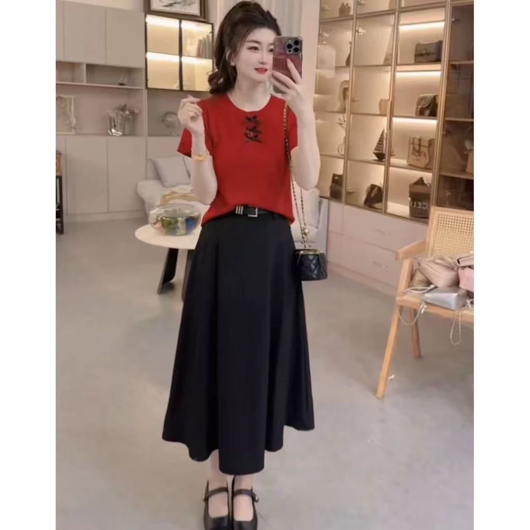 『简约蝴蝶结U』高品质设计时尚气质百搭款时尚套装808