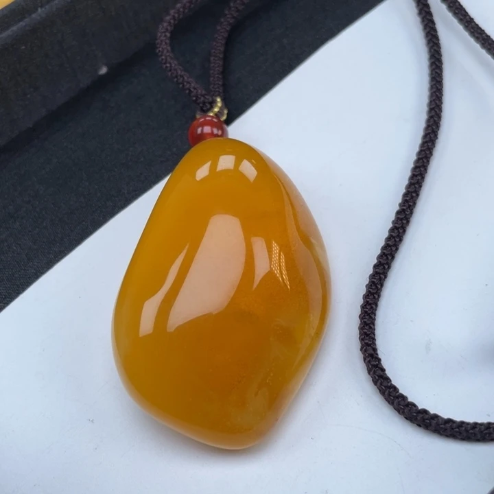 裸石蜜蜡未镶嵌蜜蜡吊坠