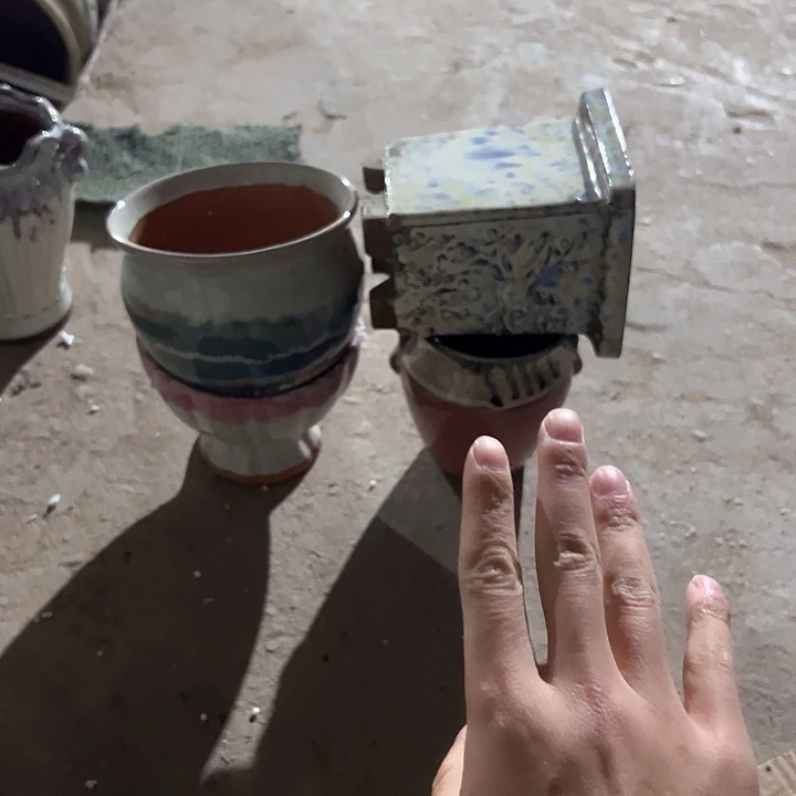 紫砂花盆花盆花盆