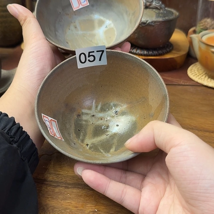 橘***挽铃木美基备前烧初窑纪念款碗福利彩一口价