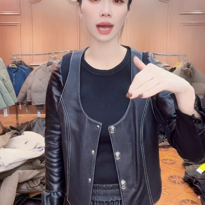 90……110斤皮马甲，