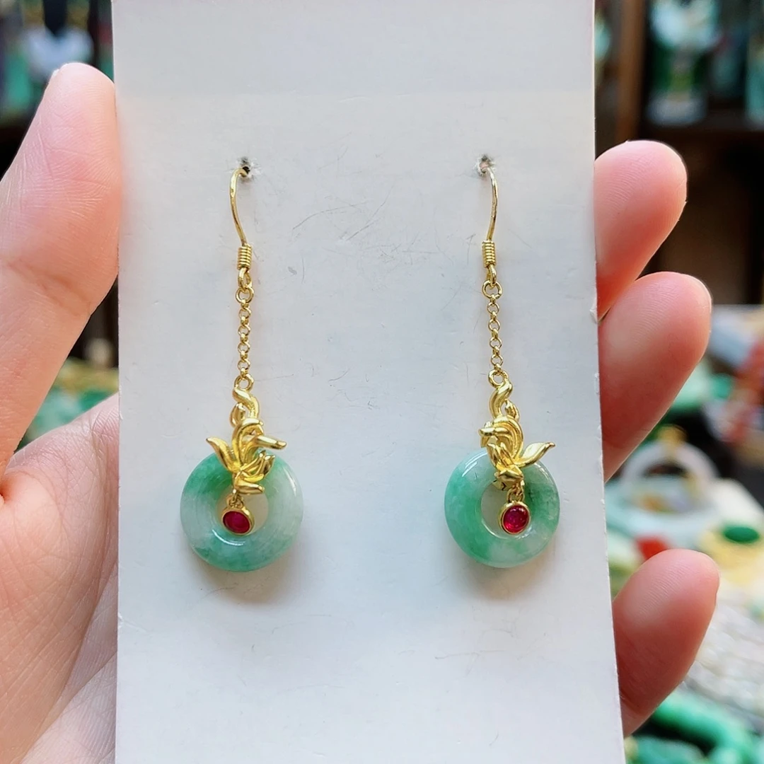 翡翠合金耳饰48小时鉴赏期