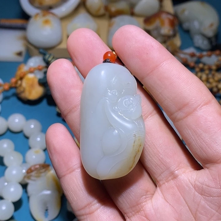 和田玉挂件未镶嵌嘶*