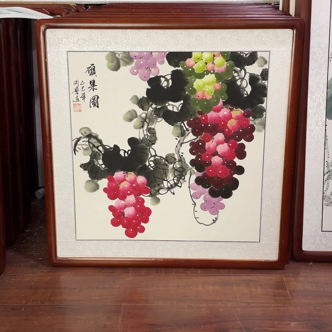 国画带框尺寸63*63厘米