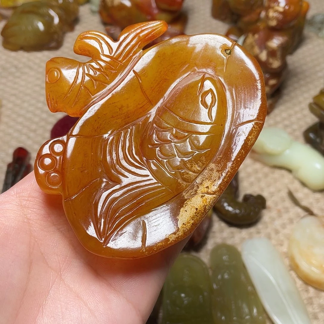 言***玉蛇纹石玉未镶嵌颈饰