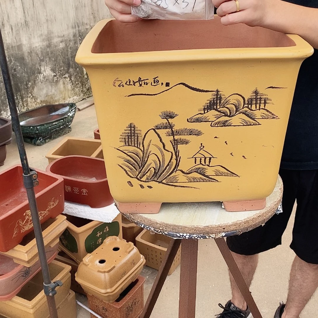 紫砂花盆紫砂花盆