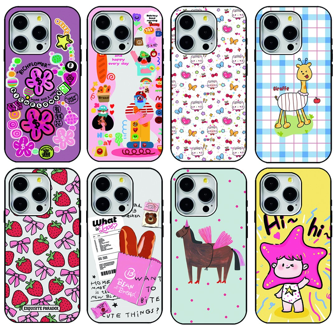 超薄手机壳时尚新壳体适用iPhone16pm/15创意透明防摔ins彩绘