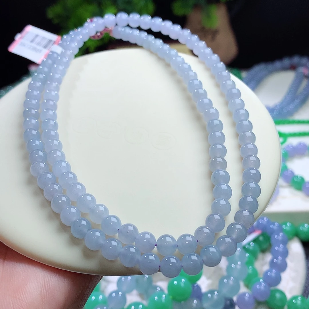 项链未镶嵌翡翠卡6mm
