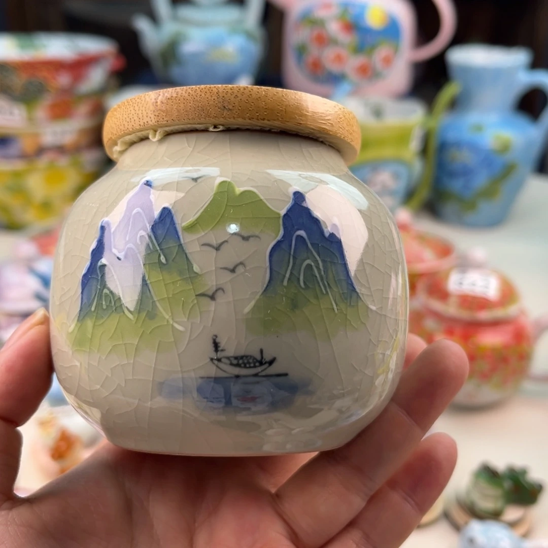 景德镇手工手绘陶瓷茶具