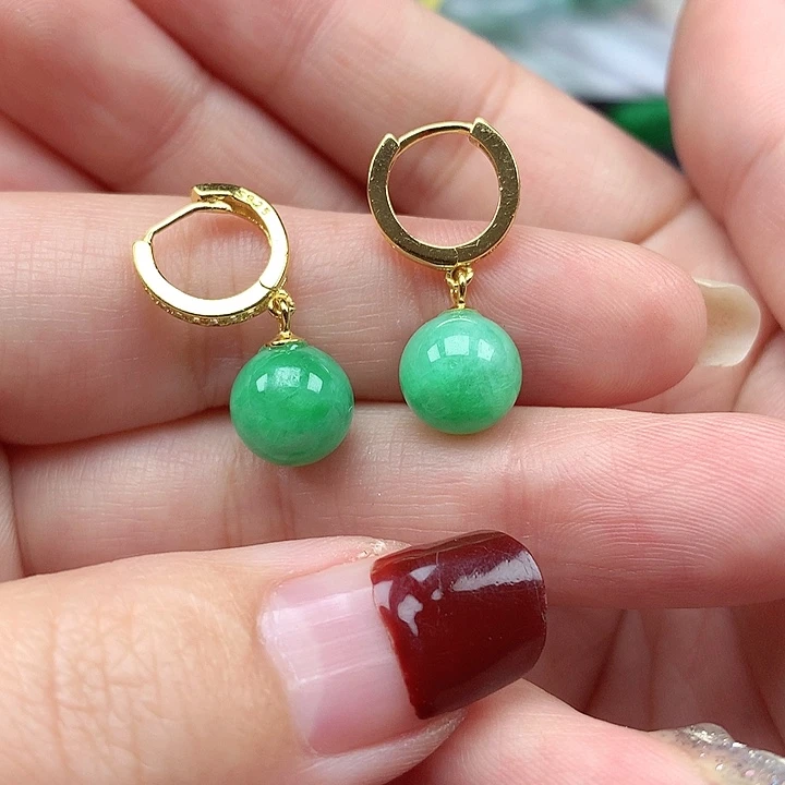 翡翠颈饰银S925镶嵌翡翠