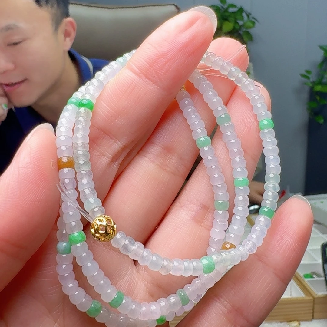 翡翠未镶嵌手链多样性发货其一