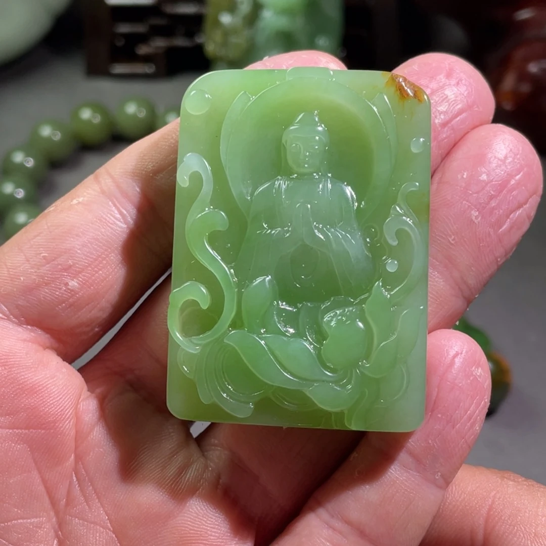 颈饰未镶嵌南红玛瑙灯*暗