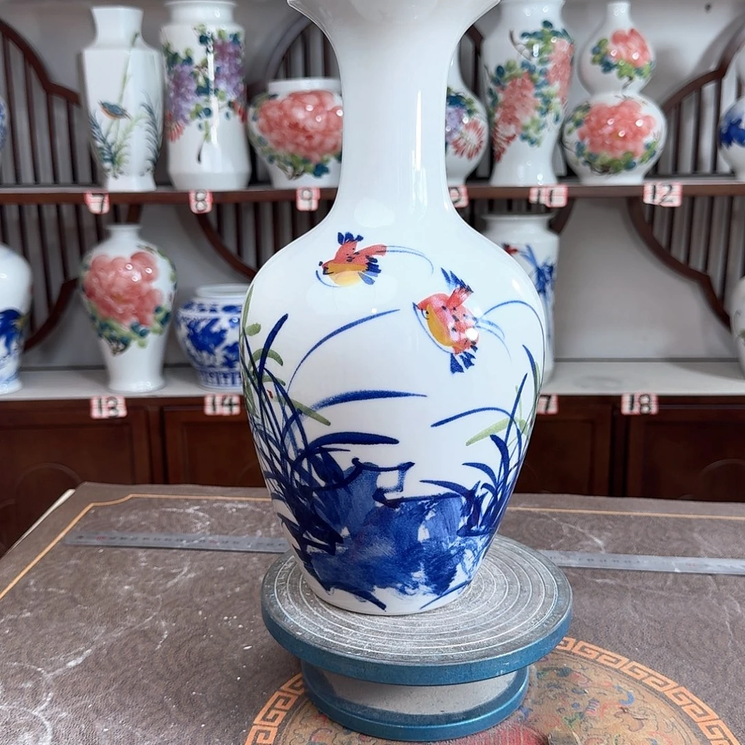 摆件景德镇陶瓷棒玉