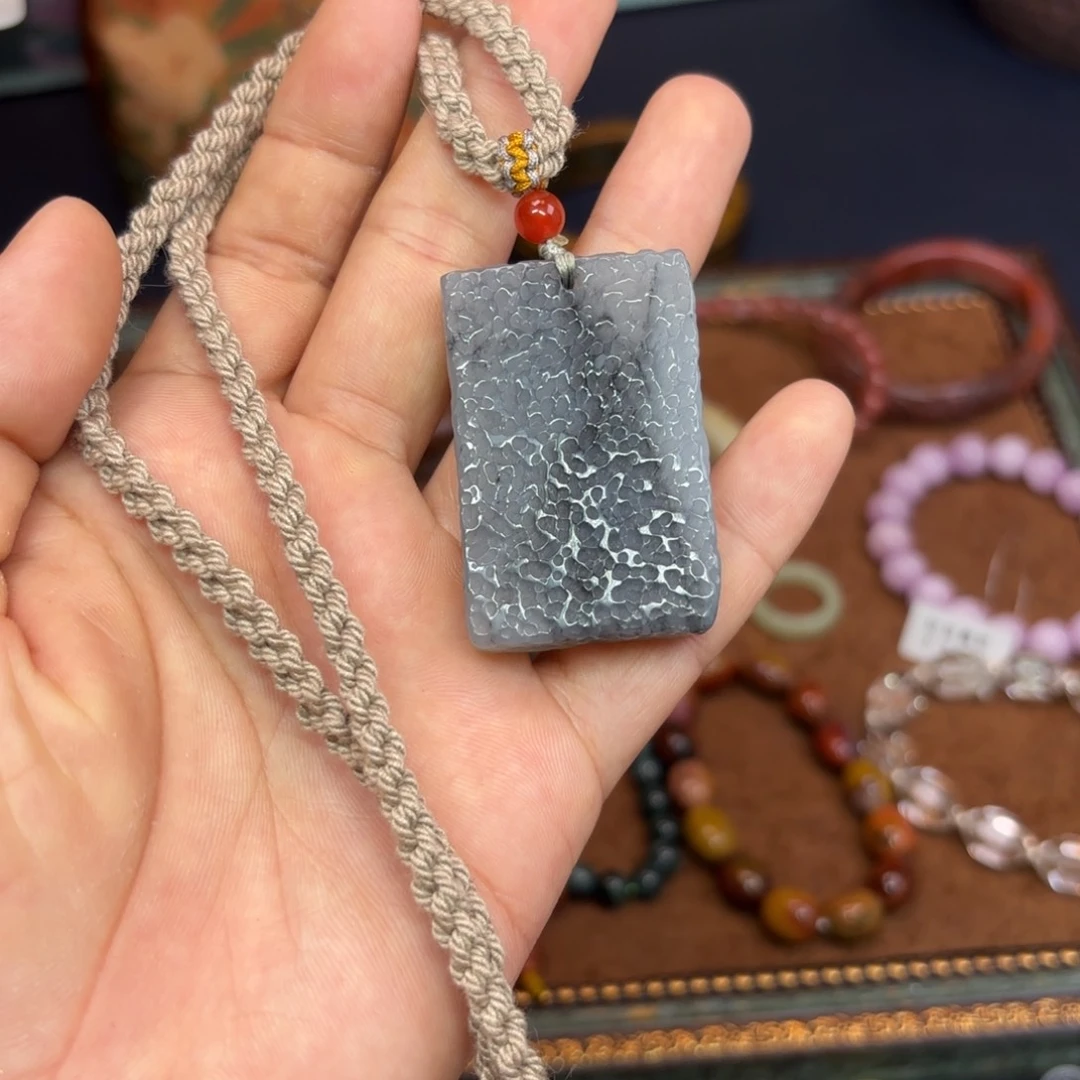 翡翠未镶嵌颈饰天然