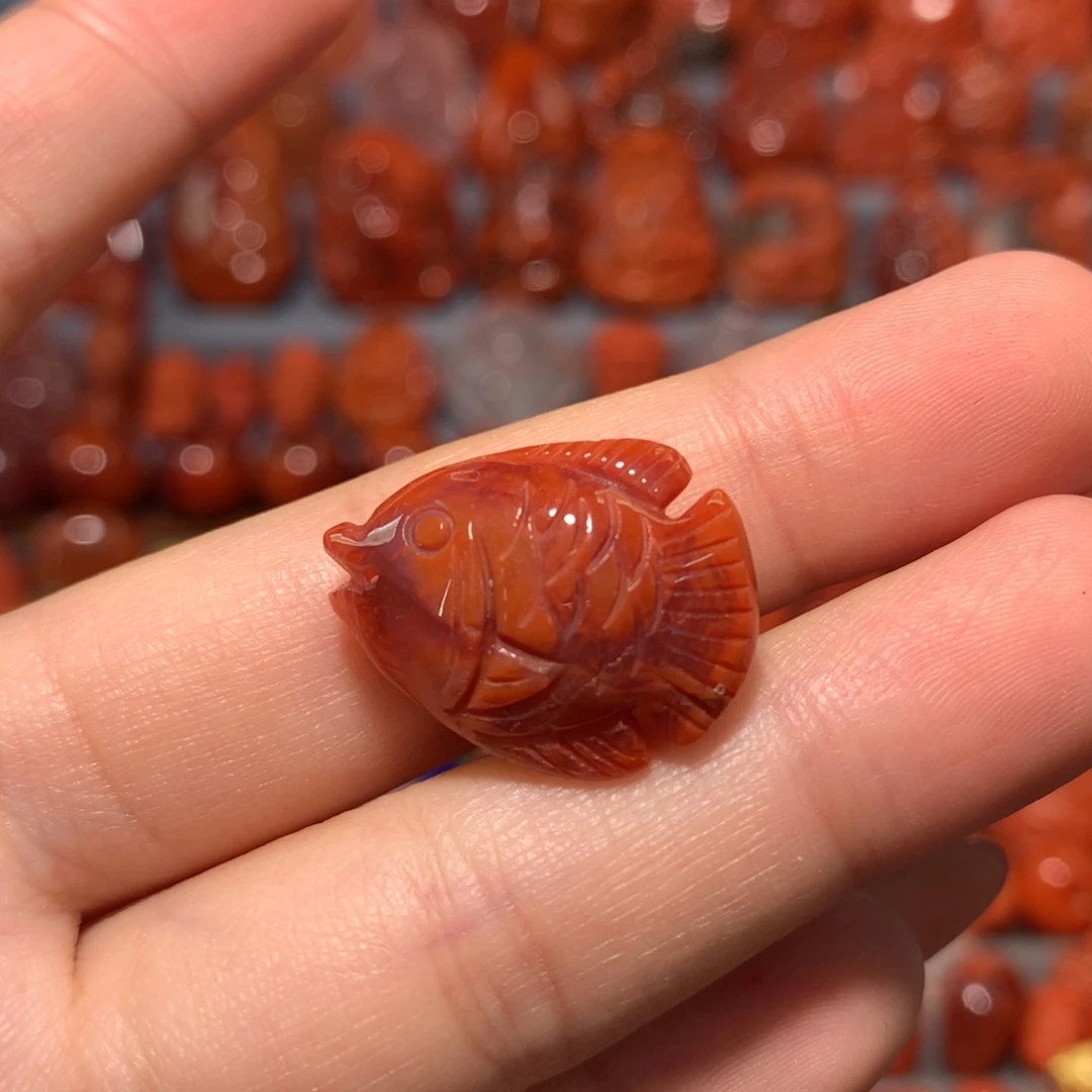 【闪购商品】未镶嵌鱼南红玛瑙