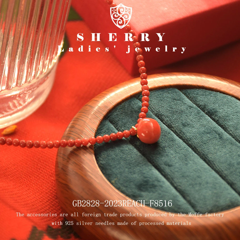 KERLA 铜合金项链 设计师款柿柿如意项链x~F8516