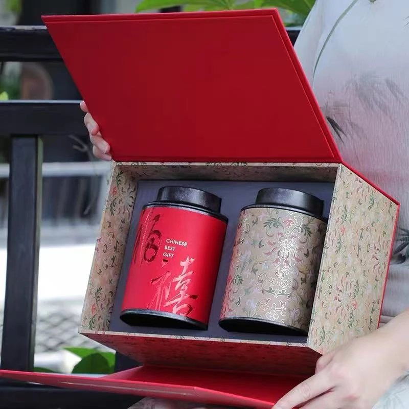 老南关【福喜雪芽毛尖】茉莉花茶 无老南关logo 仿竹节树脂提手