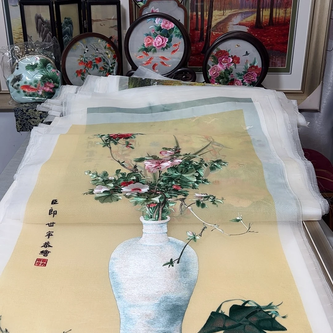 Y***.刺绣纯手工刺绣画