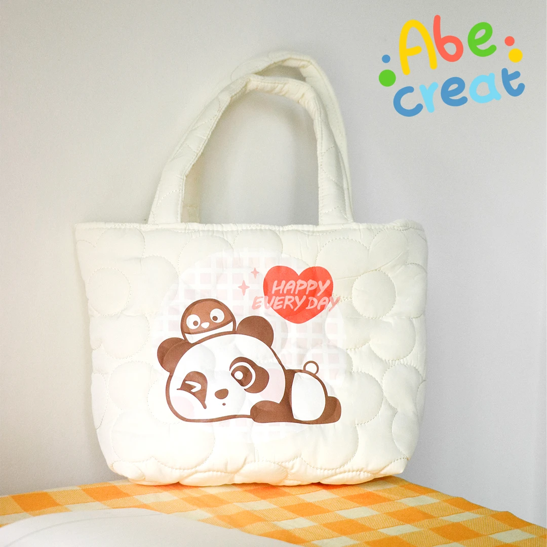 熊猫墨宝云朵手提通勤包｜必易单肩包斜挎包手拎便携休闲可爱卡通