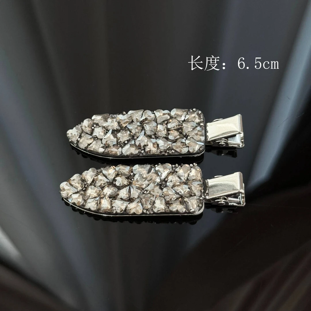 BAOSHATI/宝莎缇F-1610爱心满钻侧边无痕鸭嘴夹