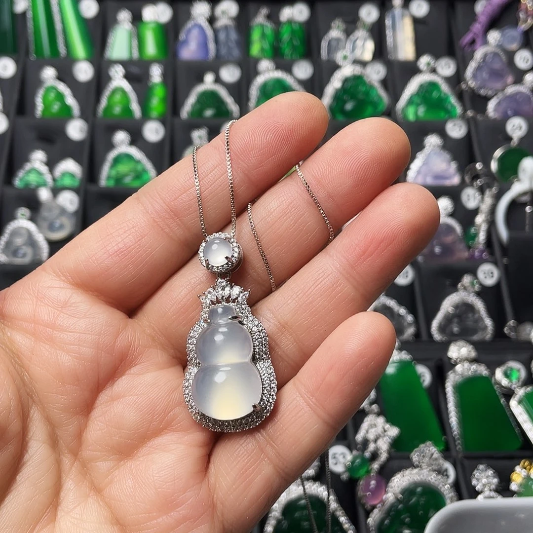 玛瑙/玉髓合金颈饰