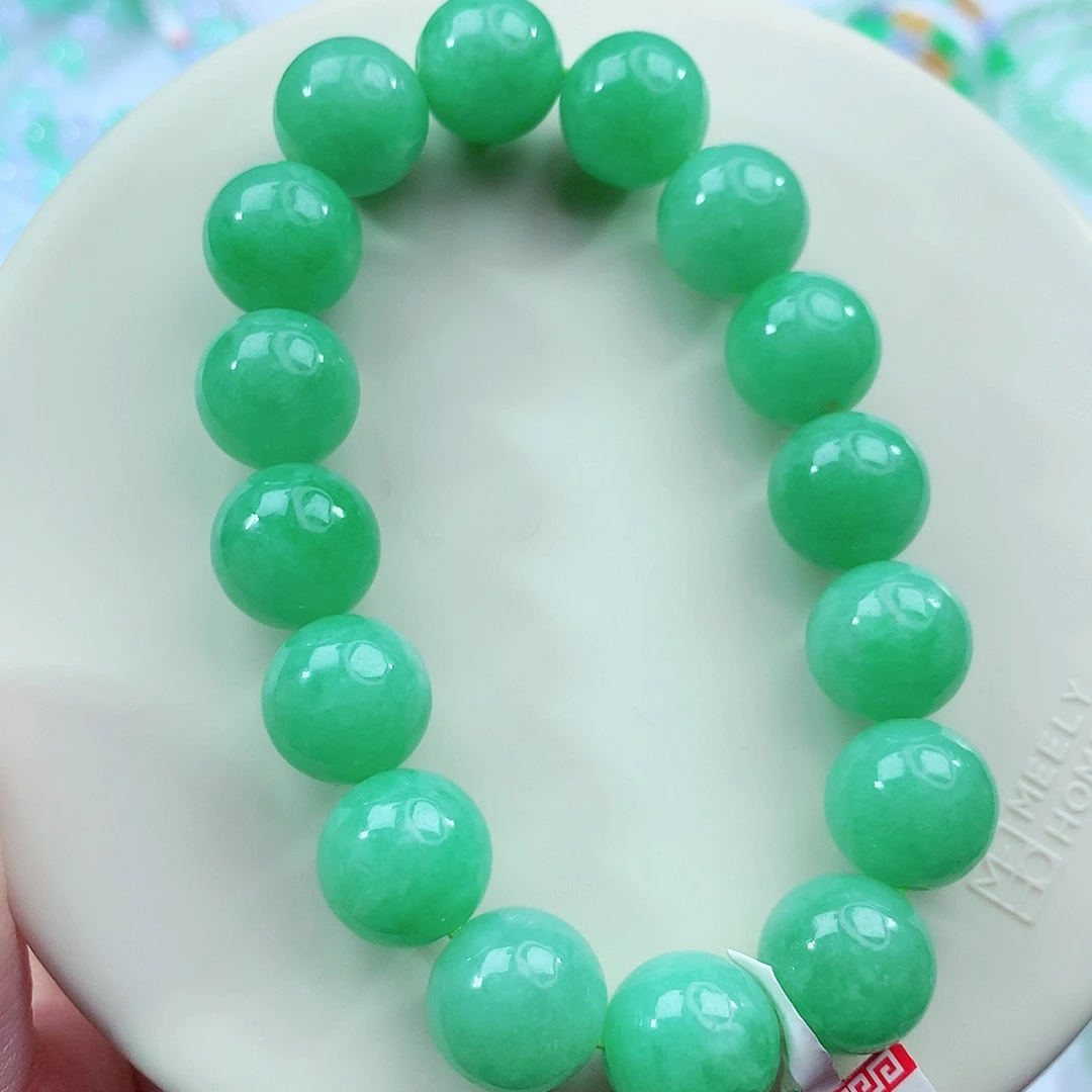 翡翠未镶嵌手链卡12.8
