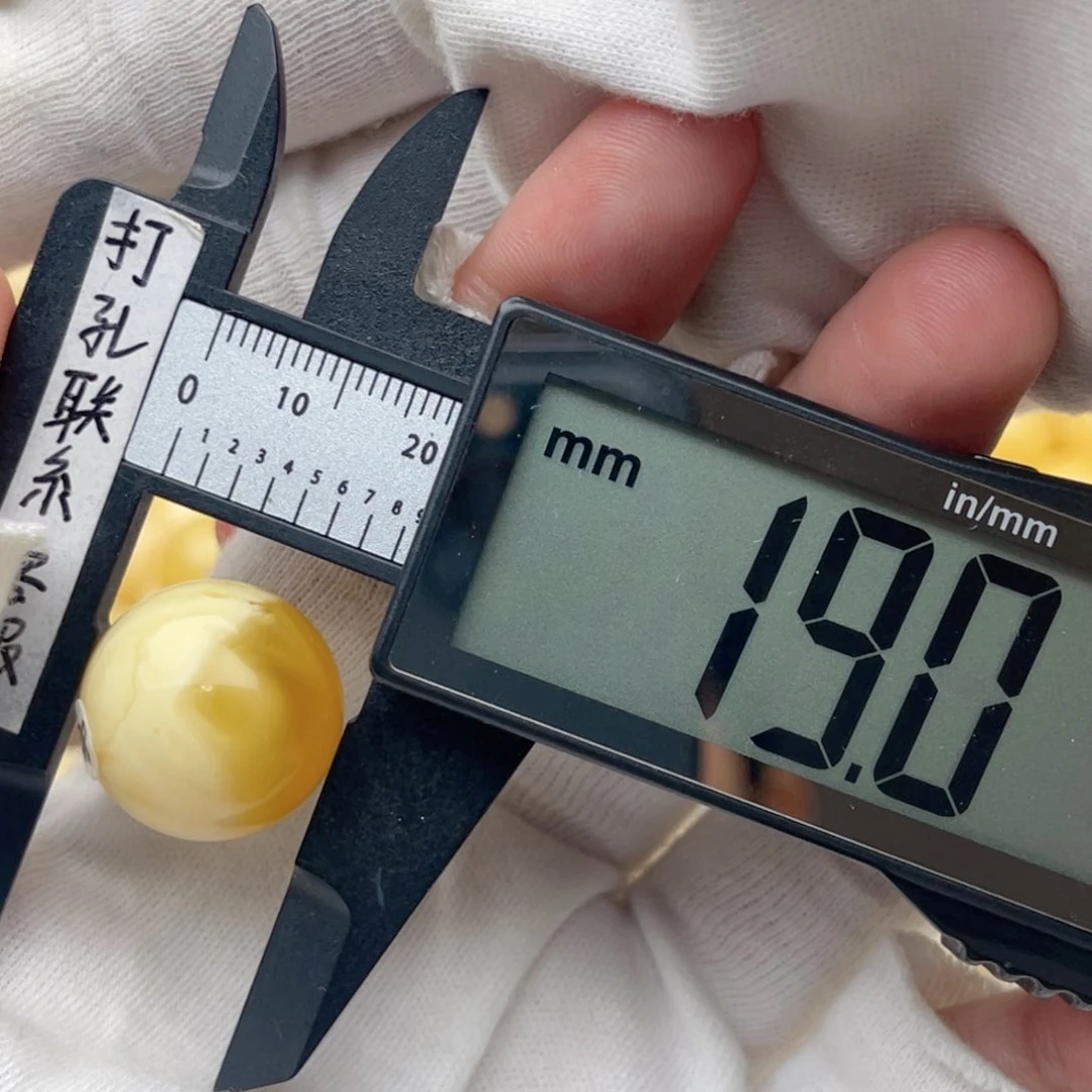 未镶嵌蜜蜡裸石蜜蜡圆珠笑