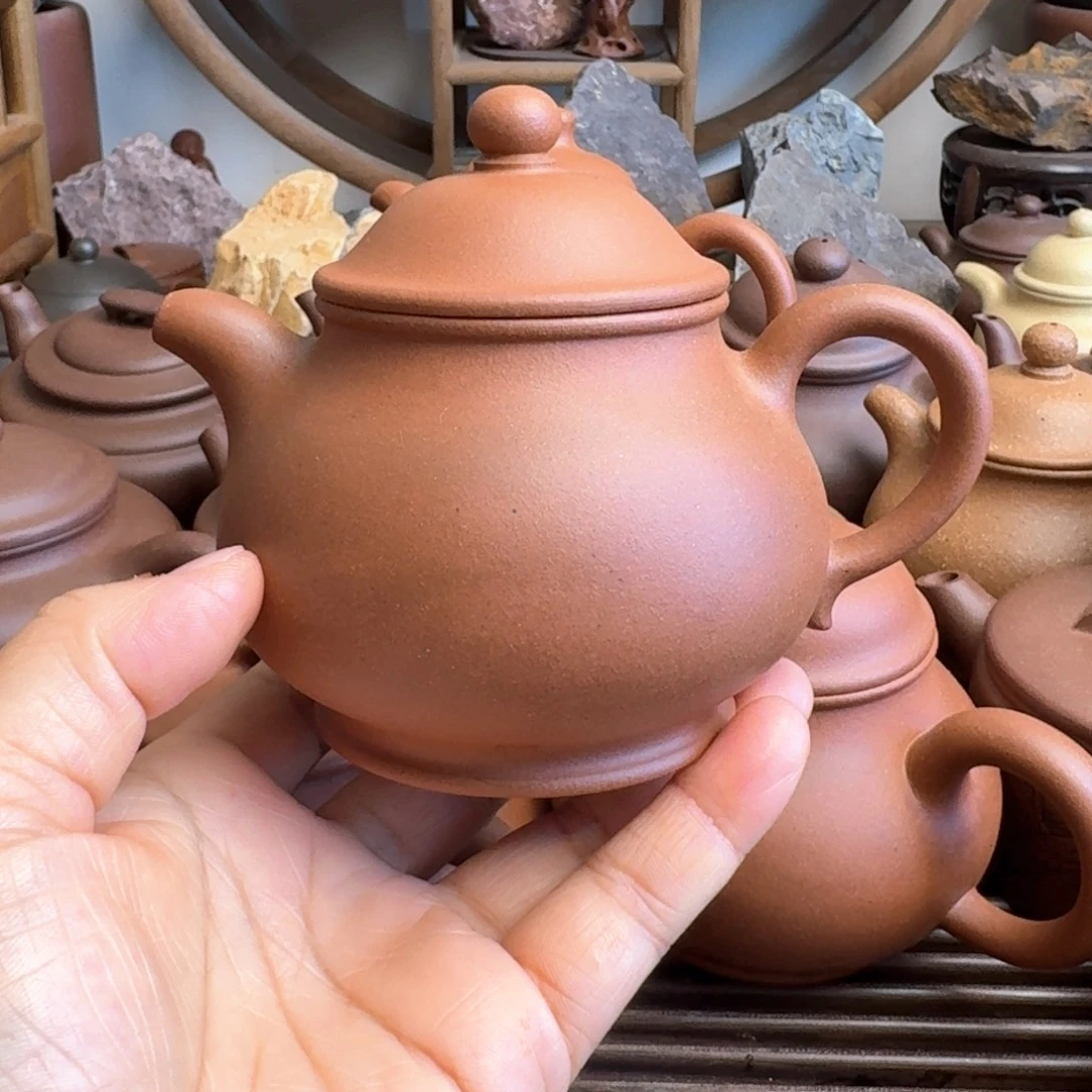 茶壶紫砂220c高潘黄龙山红泥