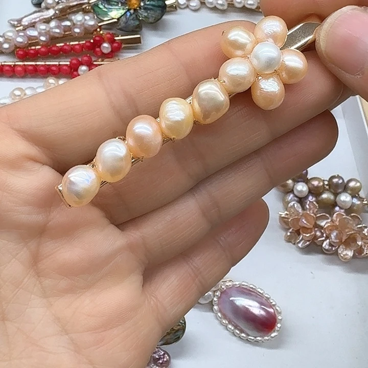 淡水珍珠甜美银S925镶嵌