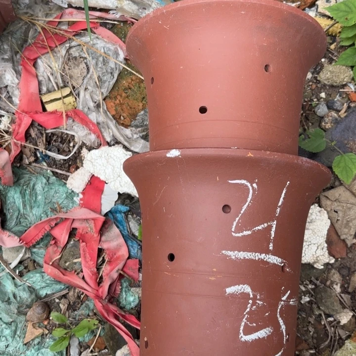 紫砂花盆紫砂的花
