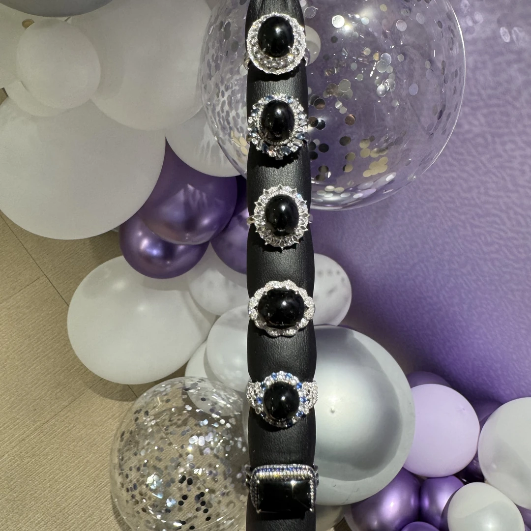 【一菲臻选】墨翠戒指-多样性发其一-GJ105|CMC1